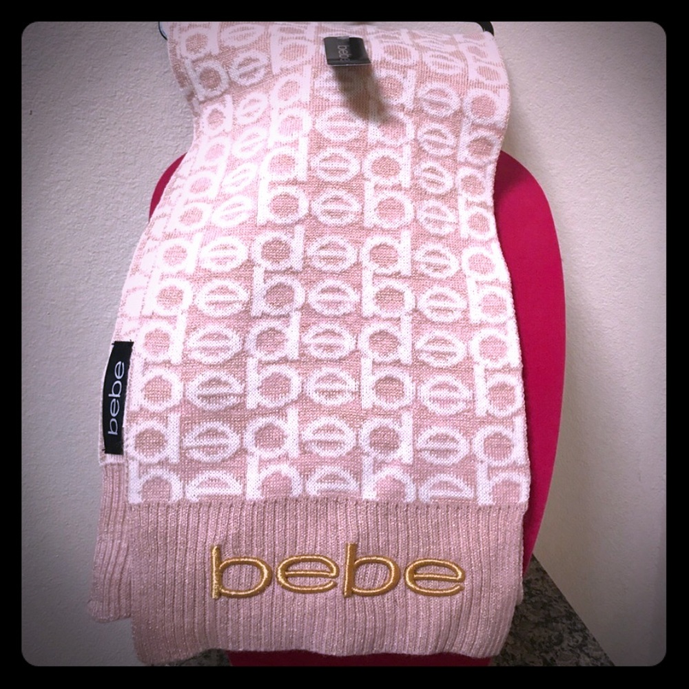 Bebe monogrammed scarf 🧣